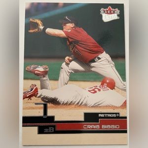 Craig Biggio Fleer Ultra Baseball Card